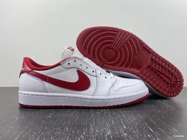 Rep MAX Jordan 705329-101 White 1 Varsity Red Retro Low 0403